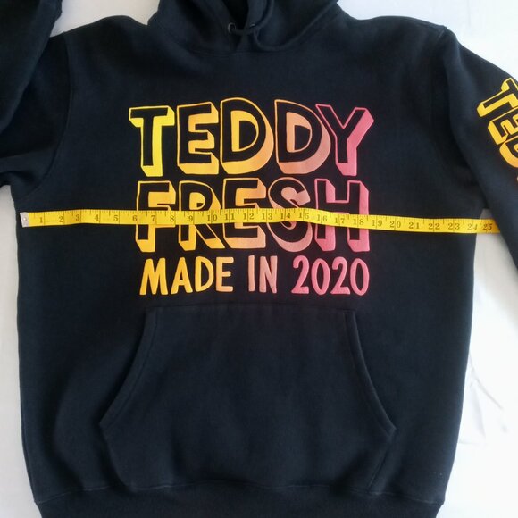 Teddy Fresh Made In 2020 black hoodie Size XL - Picture 3 of 7